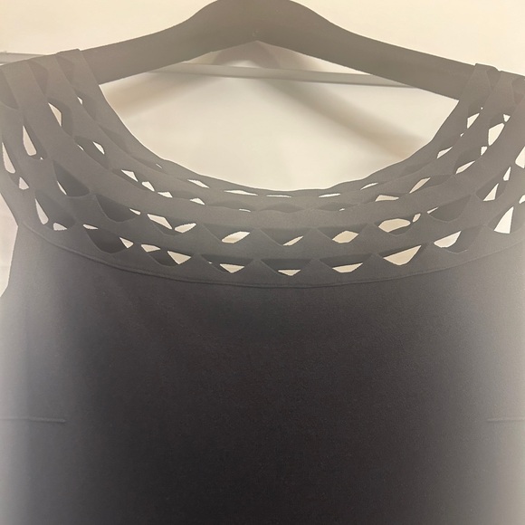 D’Exterior Black knit cocktail dress NWOT - Picture 3 of 5